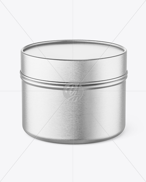 100ml Metallic Jar Mockup 100ml Metallic Jar Mockup
