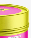 100ml Metallic Jar Mockup 100ml Metallic Jar Mockup