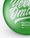 Glossy Hopper Ball Mockup