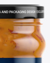 Clear Glass Jar with Sweet & Sour Sauce Mockup