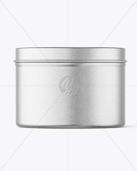 250ml Metallic Jar Mockup