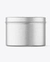 250ml Metallic Jar Mockup