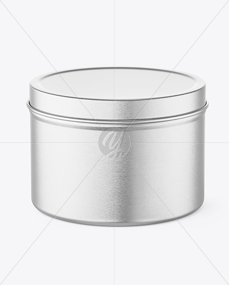 250ml Metallic Jar Mockup