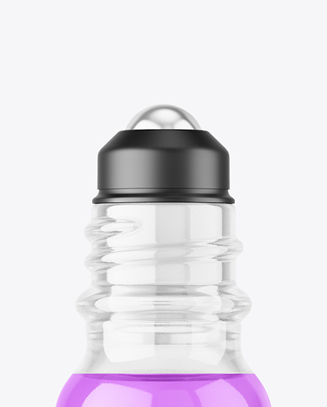 Clear Roll-on Bottle Mockup