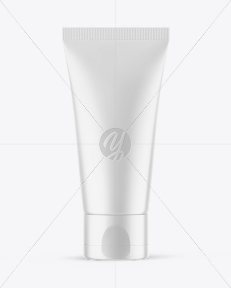 Glossy Cosmetic Tube Mockup