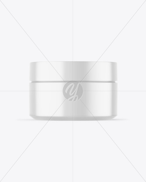 Glossy Cosmetic Jar Mockup