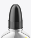 Glossy Metallic Nasal Spray Bottle Mockup