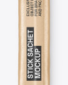 Kraft Stick Sachet Mockup