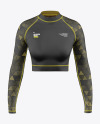 Long Sleeve Compression T-Shirt Mockup