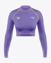 Long Sleeve Compression T-Shirt Mockup