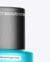 Matte Metallic Cosmetic Jar Mockup