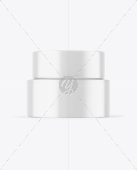 Glossy Cosmetic Jar Mockup