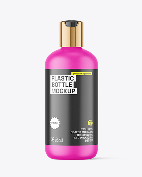 Matte Cosmetic Bottle Mockup Matte Cosmetic Bottle Mockup