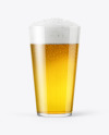 Pilsner Beer Glass Mockup