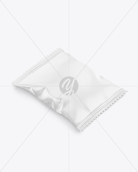 Glossy Snack Package Mockup