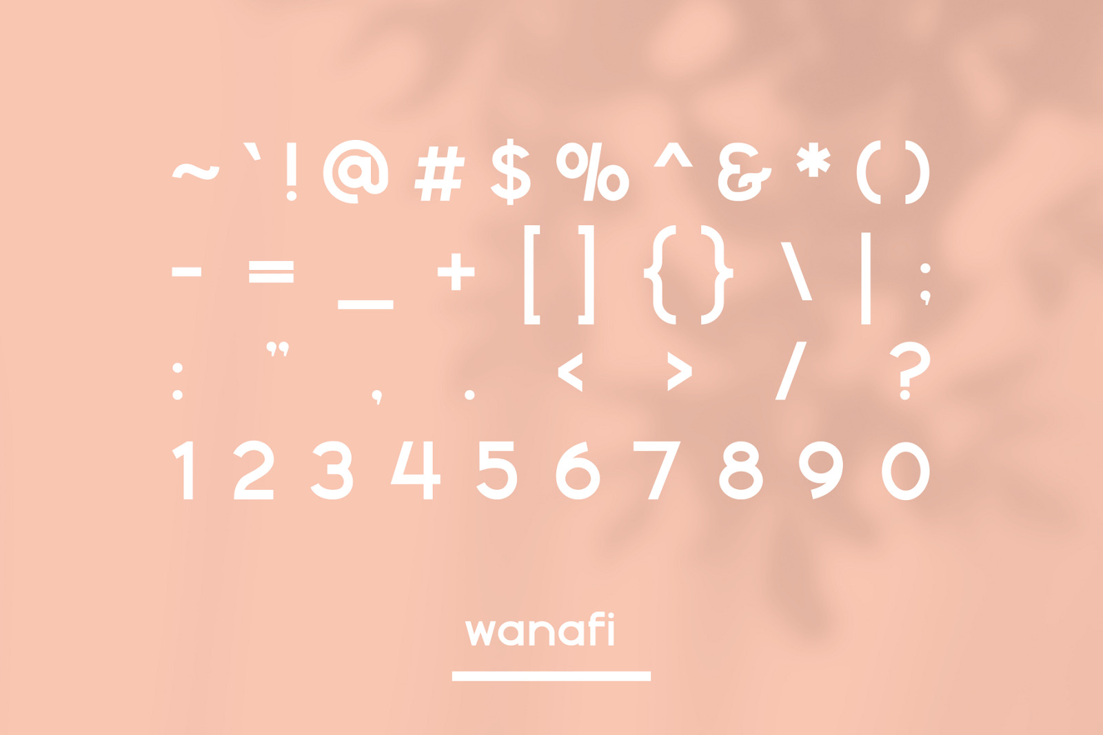 Wanifi - Modern Sans Serif Font