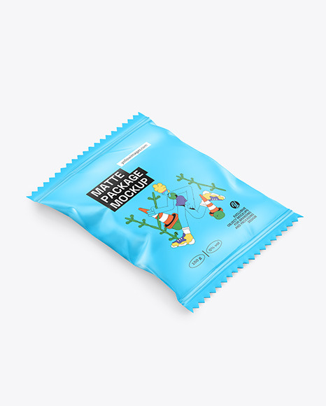 Matte Snack Package Mockup