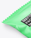 Matte Snack Package Mockup