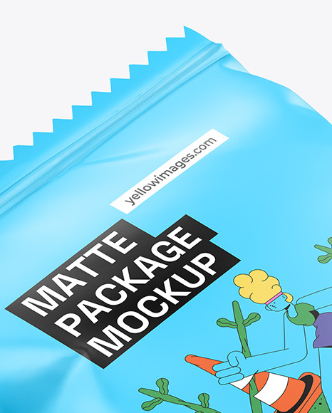 Matte Snack Package Mockup