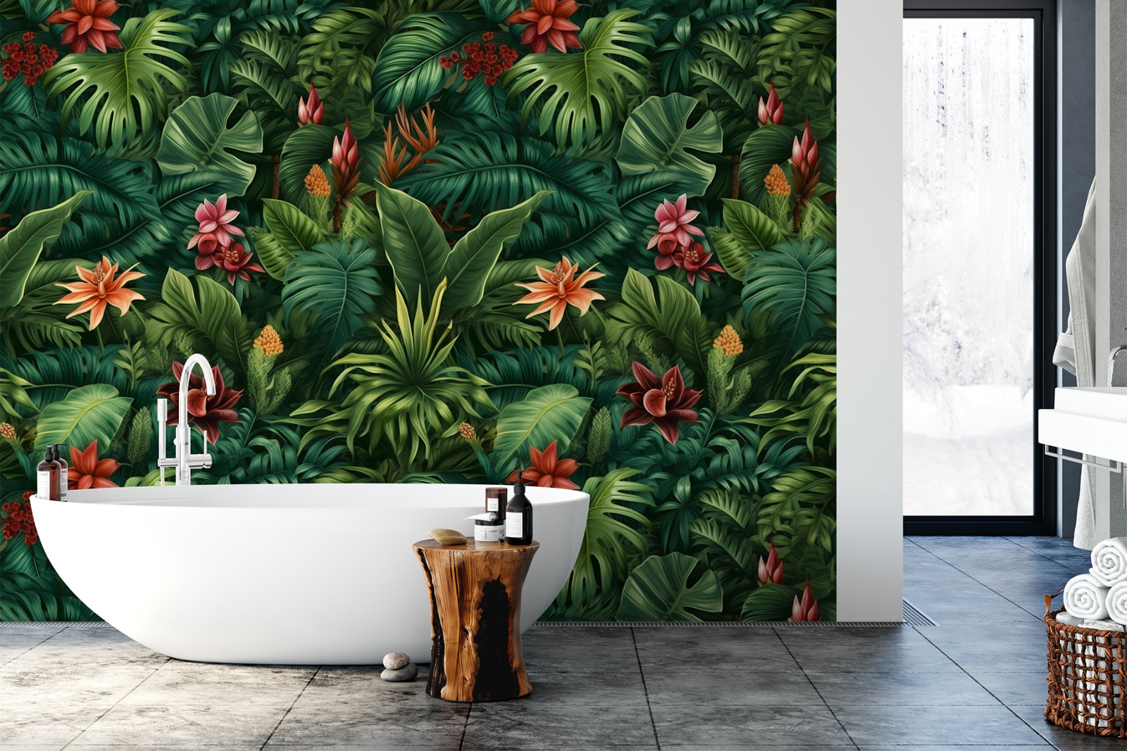 Tropical Plants Patterns - Set 01 Tropical Plants Patterns - Set 01