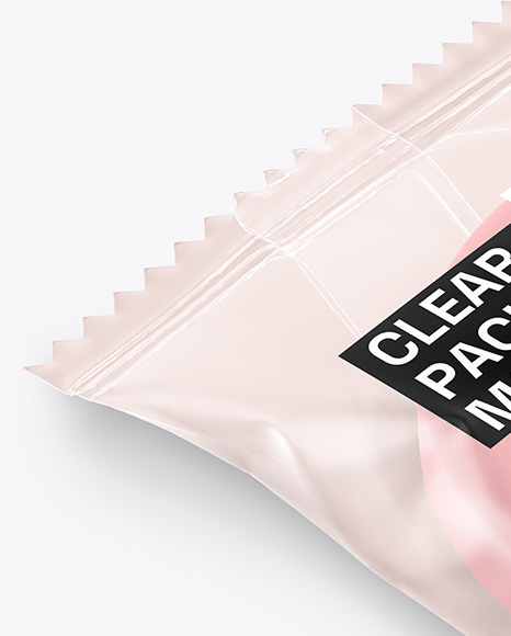 Clear Package with Soap Mockup