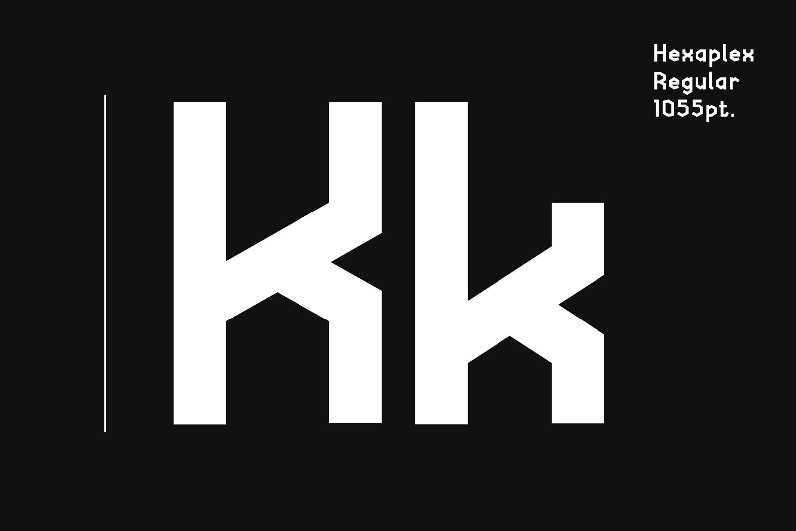 Hexaplex - Geometric Typeface Hexaplex - Geometric Typeface