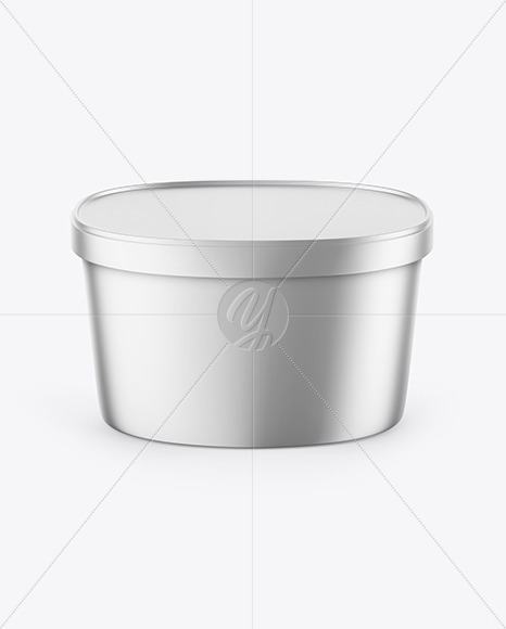 Metallized Container Mockup