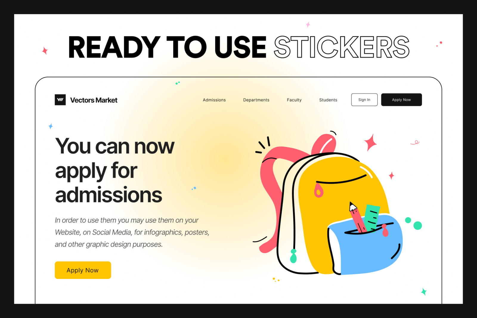 120 School Stickers