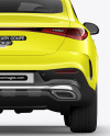 Luxury Coupe Mockup - Back View