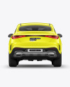 Luxury Coupe Mockup - Back View