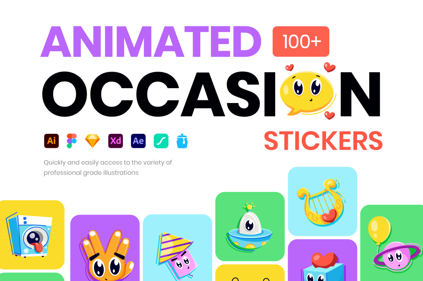 Animated Occasion Stickers