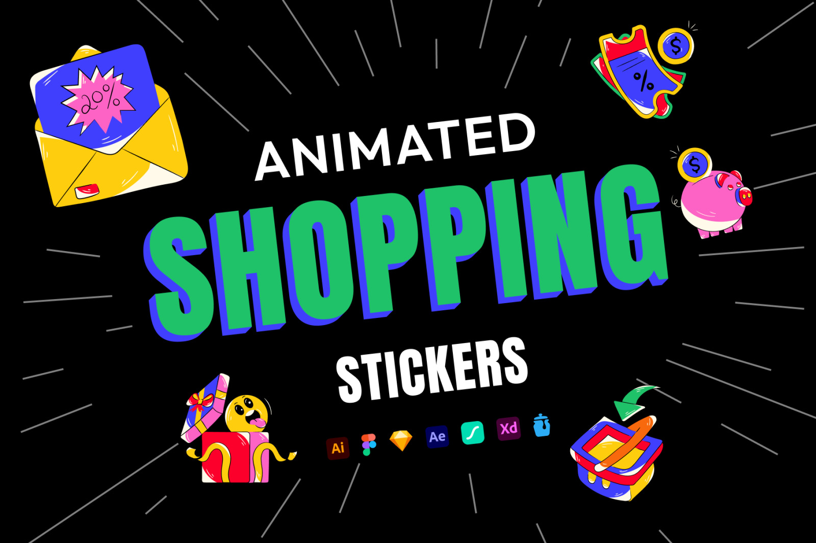 Animated Shopping Stickers