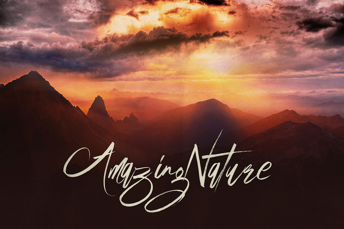 Above SVG Brush Script Above SVG Brush Script