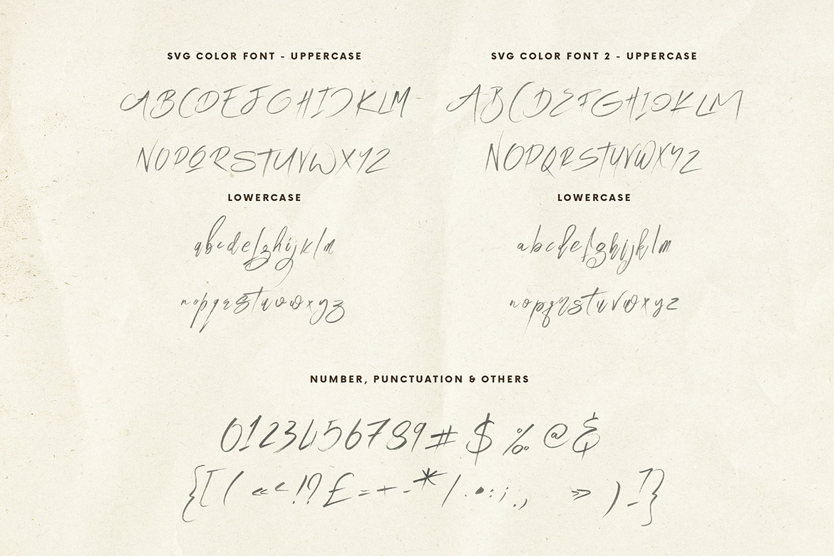 Above SVG Brush Script Above SVG Brush Script