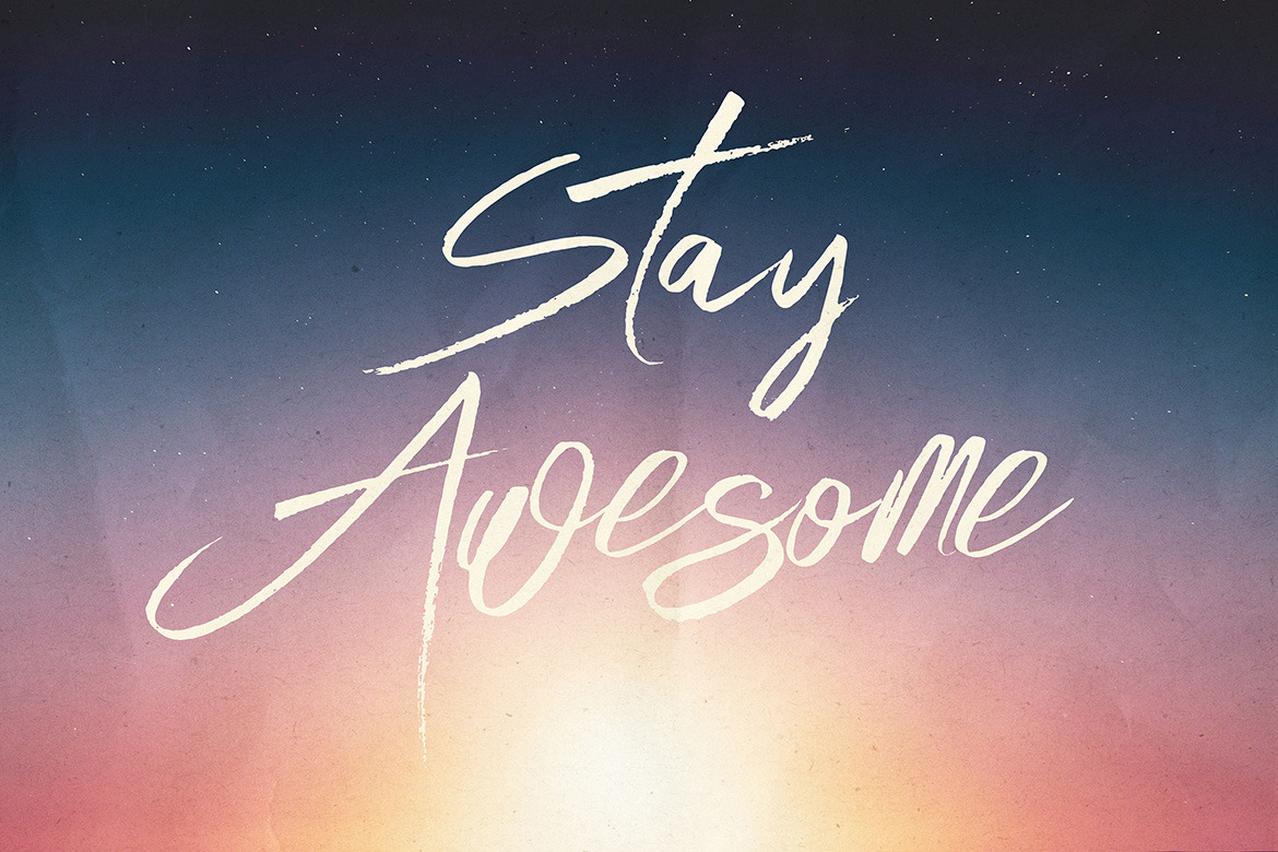 Above SVG Brush Script Above SVG Brush Script