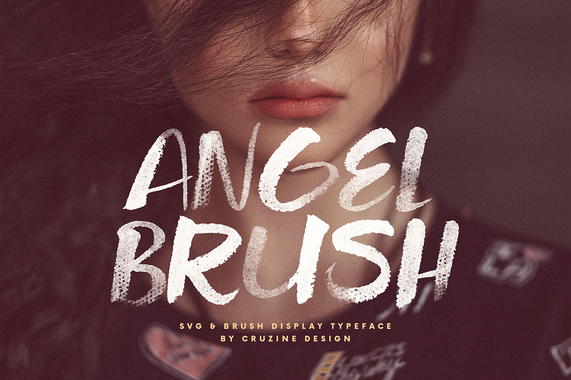 Angel Svg Brush Font