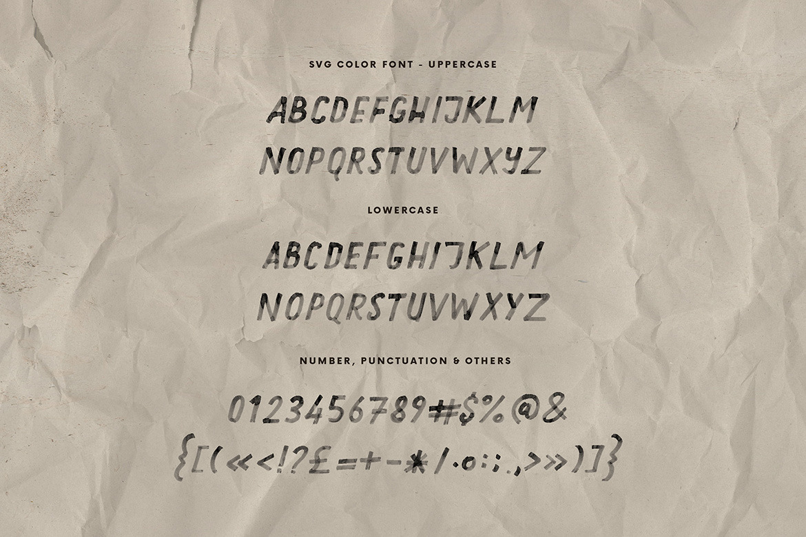 Fight King SVG Brush Font Fight King SVG Brush Font