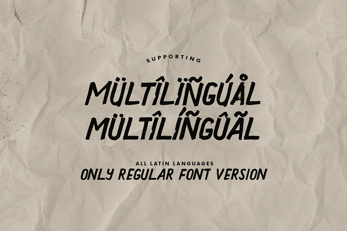 Fight King SVG Brush Font Fight King SVG Brush Font