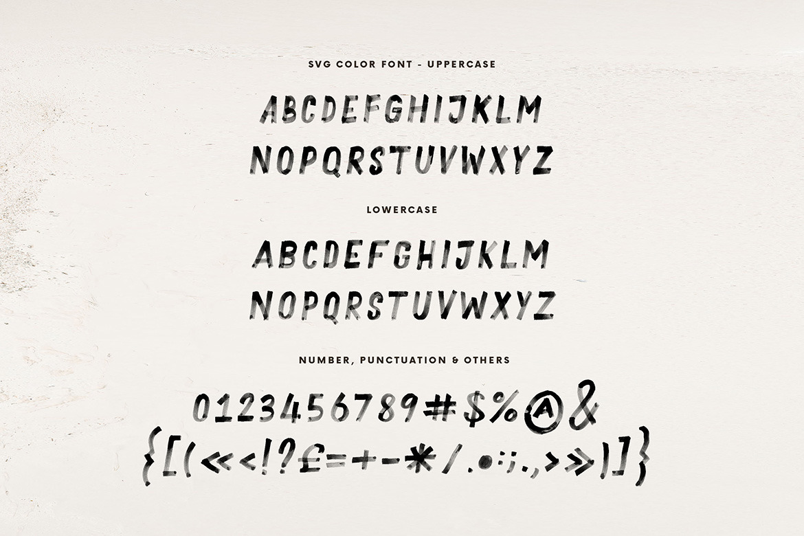 Hack Svg Brush Font Hack Svg Brush Font