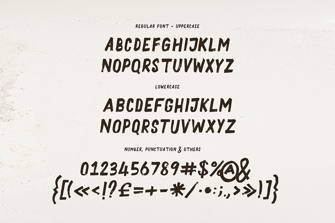 Hack Svg Brush Font Hack Svg Brush Font