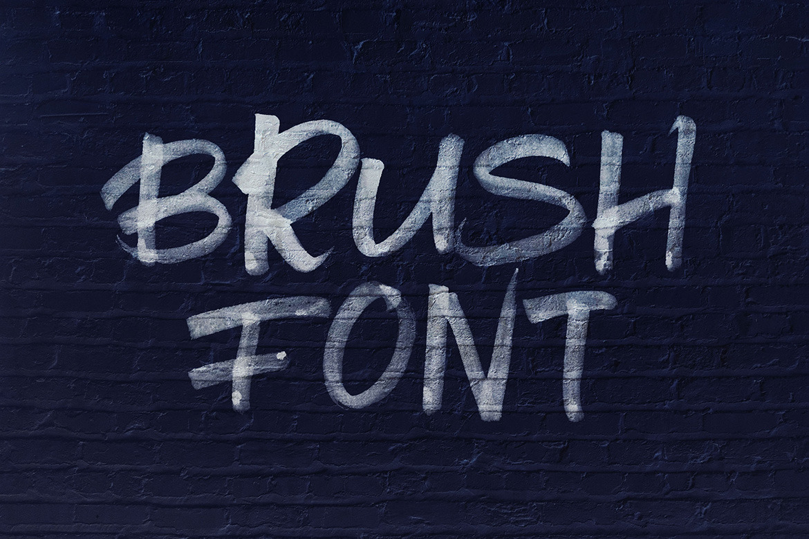 King Star Brush SVG Font