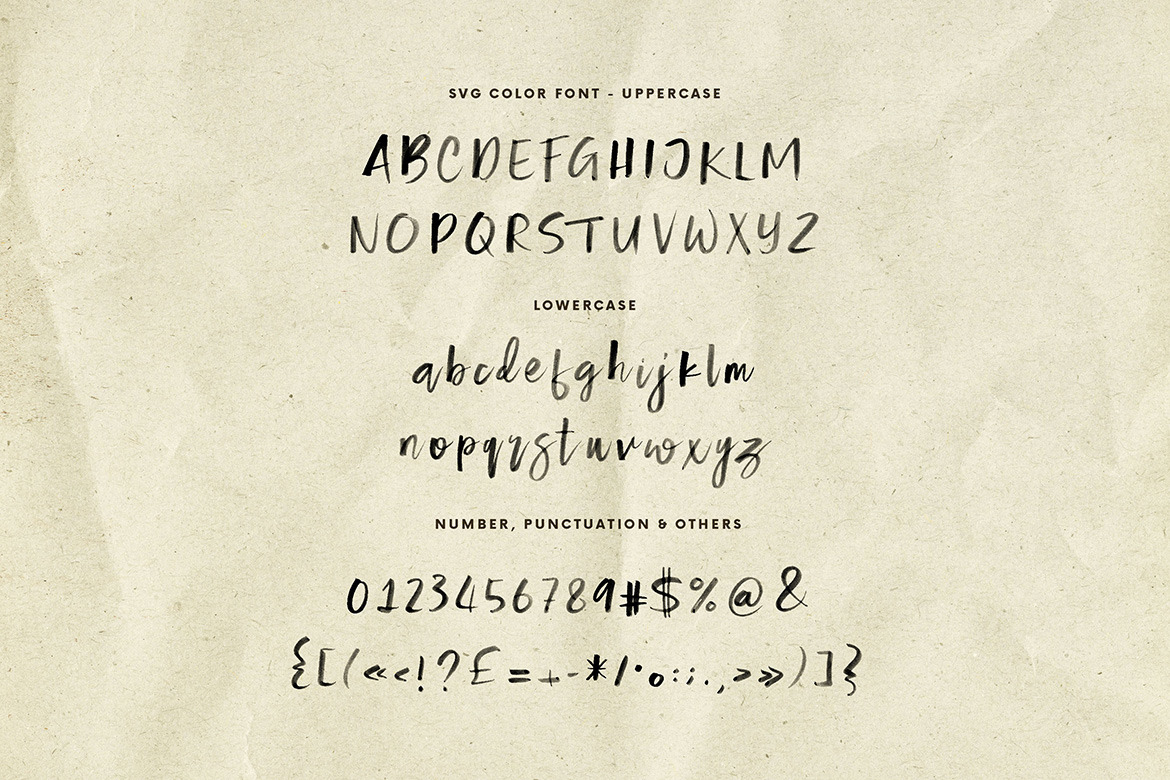 Tight SVG Brush Script Tight SVG Brush Script