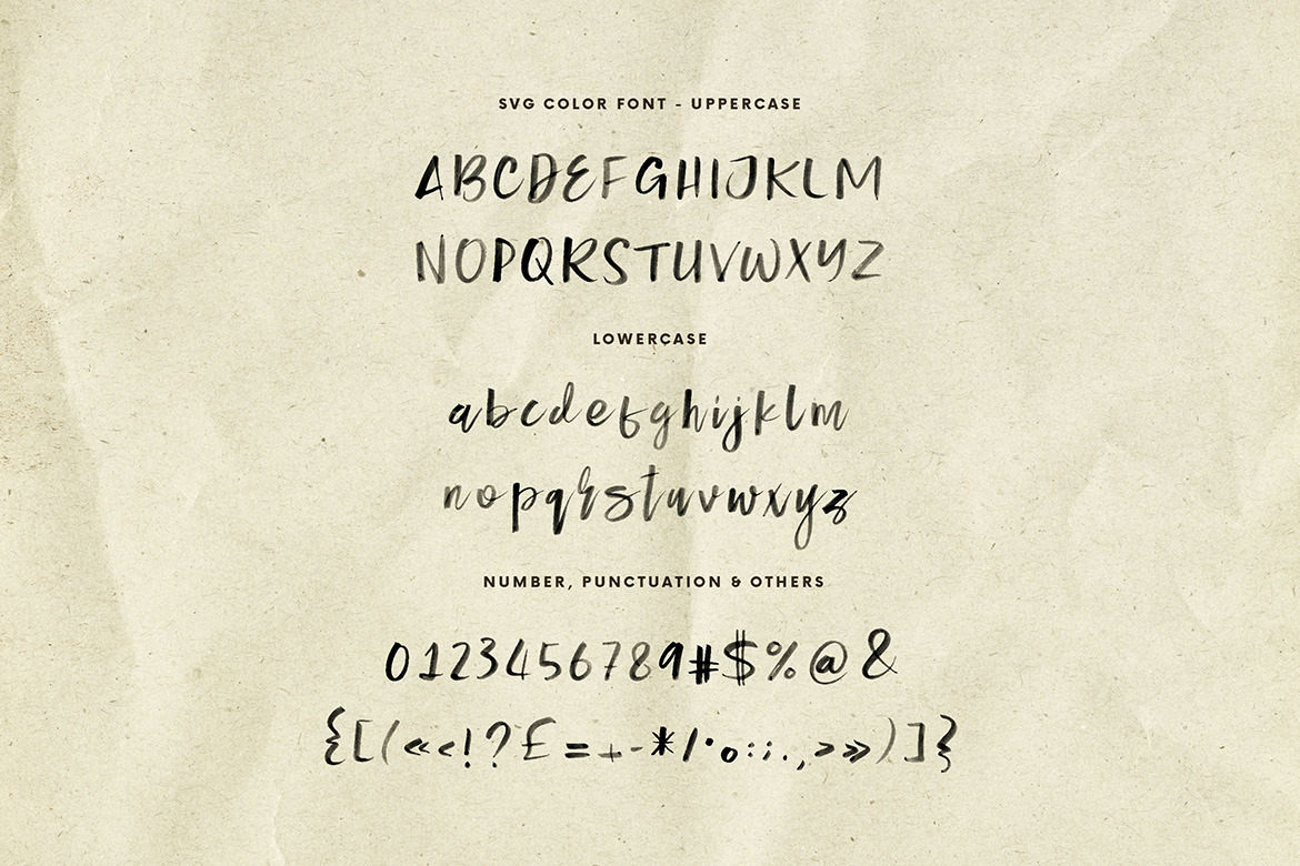 Tight SVG Brush Script Tight SVG Brush Script