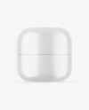 Glossy Cosmetic Jar Mockup