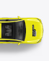 Luxury Coupe Mockup - Top View