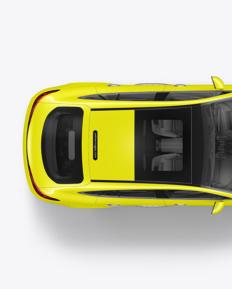 Luxury Coupe Mockup - Top View