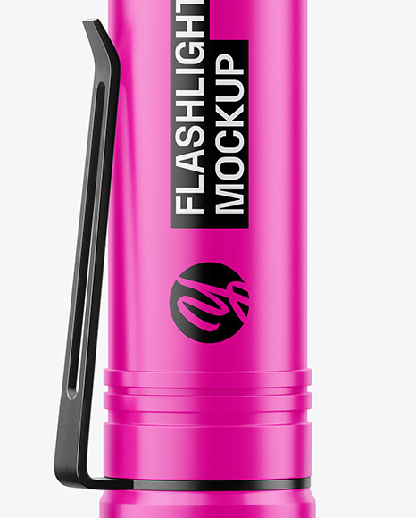 Matte Flashlight Mockup