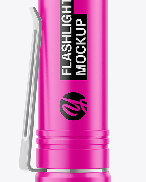 Matte Flashlight Mockup