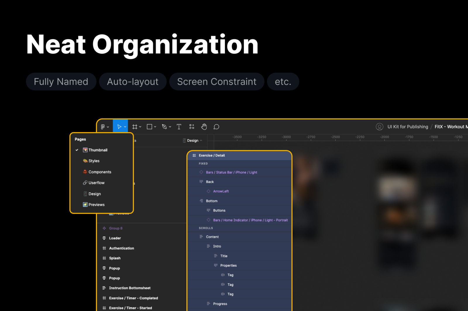 FitX - Workout Mobile App UI Kit FitX - Workout Mobile App UI Kit