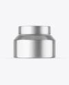 Metallic Cosmetic Jar Mockup